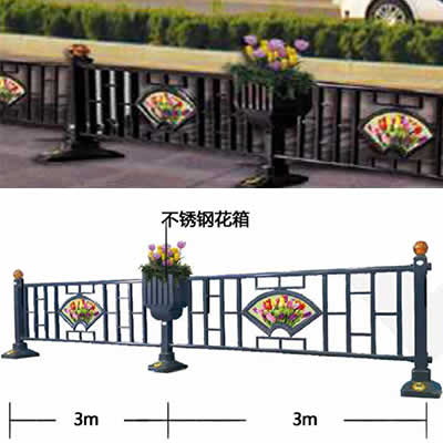 不鏽鋼花箱護欄09